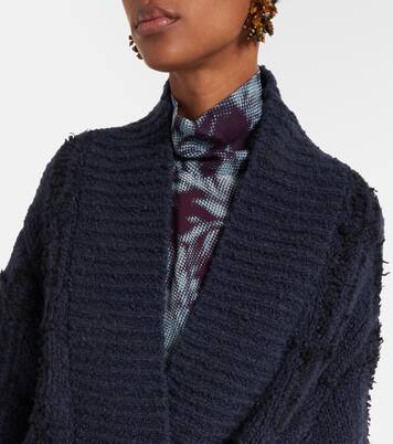 Checked wool cardigan | Dries Van Noten