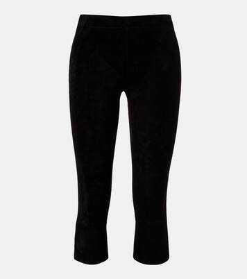Pantalon capri Willy en daim | Stouls