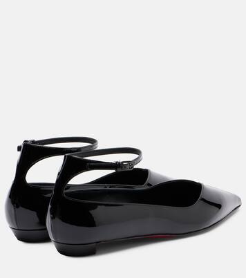 Erozeena patent leather ballet flats | Christian Louboutin