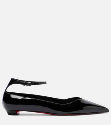 Erozeena patent leather ballet flats | Christian Louboutin