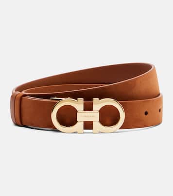 Gancio Mediterraneo leather belt | Ferragamo