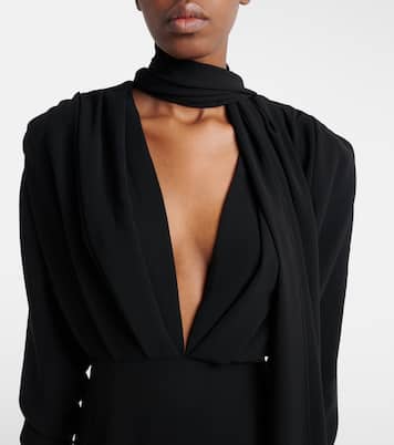 Midikleid aus Crêpe | Mugler