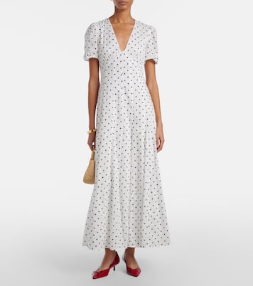 Paloma polka-dot maxi dress | Posse