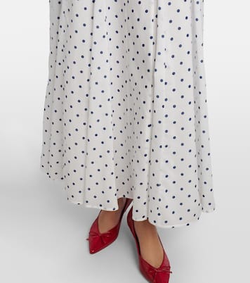 Paloma polka-dot maxi dress | Posse