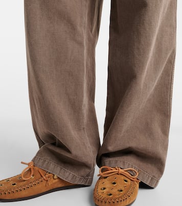 Weite Hose Nadine aus Baumwolle und Leinen | Marant Etoile