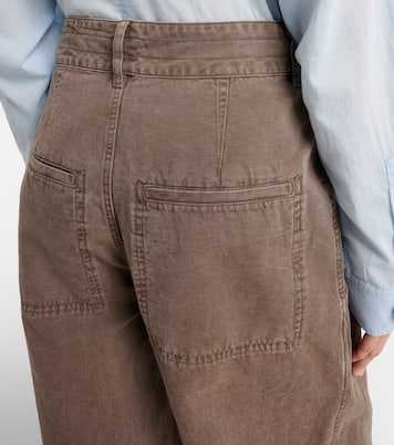 Weite Hose Nadine aus Baumwolle und Leinen | Marant Etoile