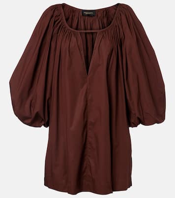 Minikleid aus einem Baumwollgemisch | Adriana Degreas