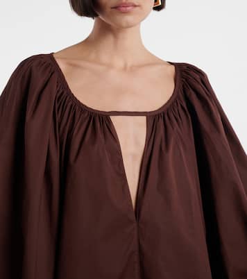 Minikleid aus einem Baumwollgemisch | Adriana Degreas