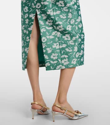 Midikleid Numa aus Brokat | Markarian