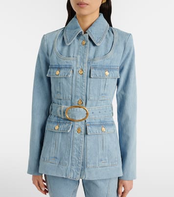 Belted denim jacket | Nina Ricci