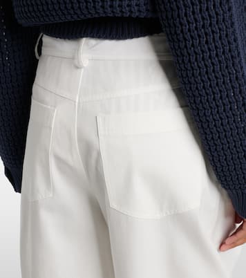 Cotton wide-leg pants | Brunello Cucinelli