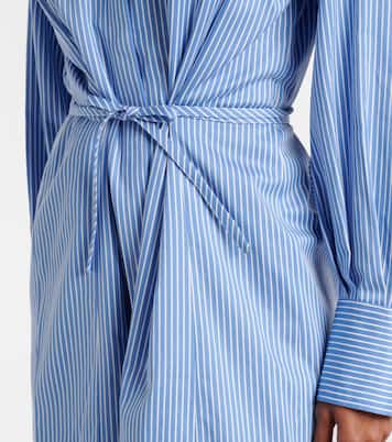 Abito chemisier Floyd in popeline di cotone a righe | Altuzarra