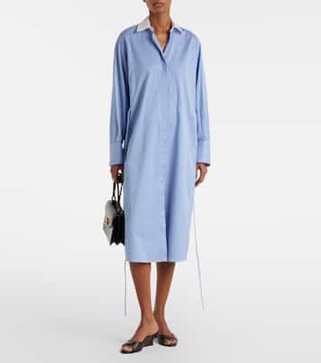 Abito chemisier Floyd in popeline di cotone a righe | Altuzarra