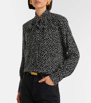Blouse Janese en soie à pois | Nili Lotan