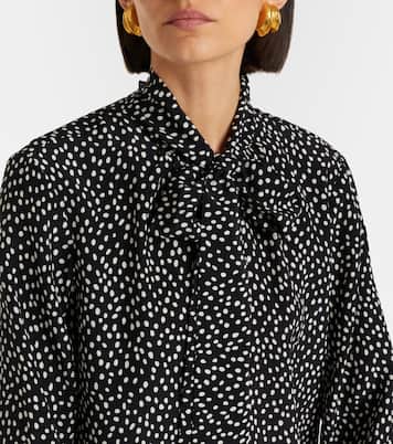 Blouse Janese en soie à pois | Nili Lotan
