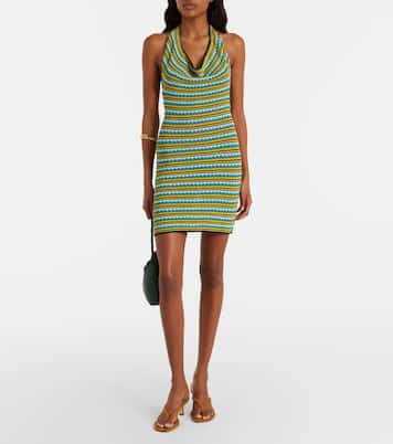 Greta striped cotton minidress | Staud