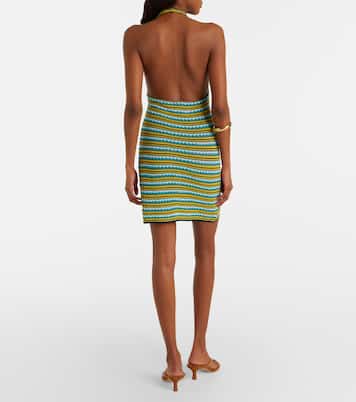 Greta striped cotton minidress | Staud