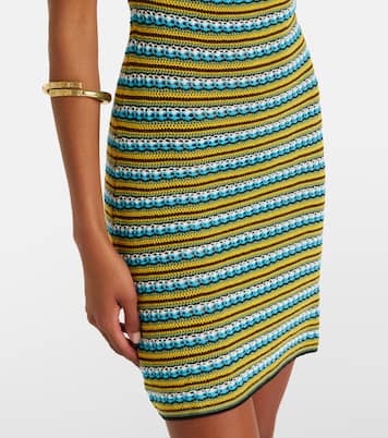 Greta striped cotton minidress | Staud