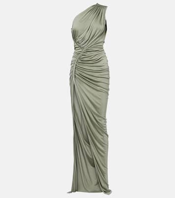 Lilies Shailee ruched one-shoulder gown | Rick Owens