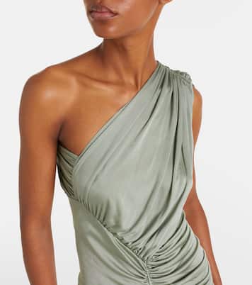 Lilies Shailee ruched one-shoulder gown | Rick Owens