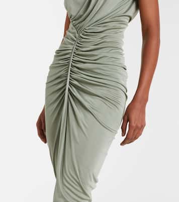 Lilies Shailee ruched one-shoulder gown | Rick Owens