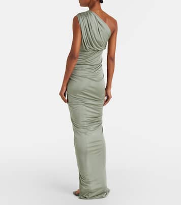 Lilies Shailee ruched one-shoulder gown | Rick Owens