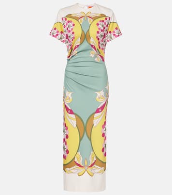 Lela printed jersey maxi dress | La DoubleJ