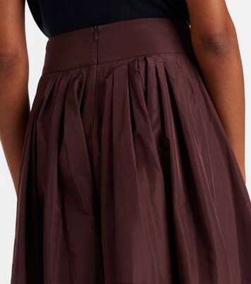 Pleated taffeta midi skirt | 'S Max Mara