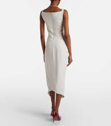 Panther draped ruched midi dress | Vivienne Westwood
