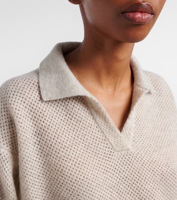 Polopullover offen gestrickt | Brunello Cucinelli
