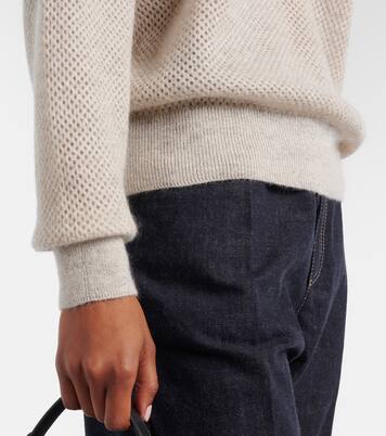 Polopullover offen gestrickt | Brunello Cucinelli