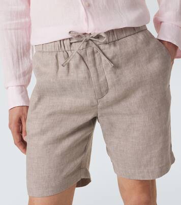 Felipe linen and cotton shorts | Frescobol Carioca
