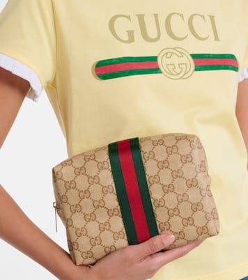 Gucci Essence Classic GG canvas makeup bag | Gucci