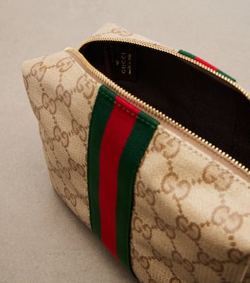Gucci Essence Classic GG canvas makeup bag | Gucci