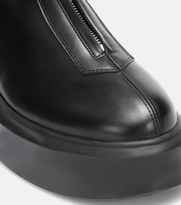 Zipped 1 leather ankle boots | The Row