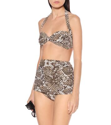 Bedrucktes Bikini-Oberteil Bill | Norma Kamali