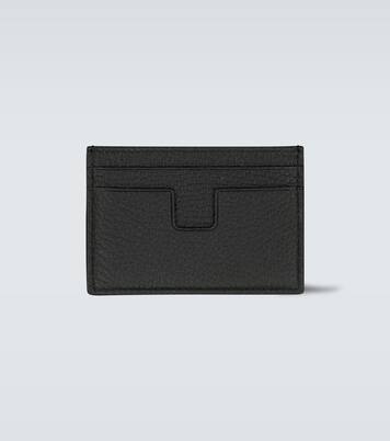 محفظة للبطاقات من الجلد T Line | Tom Ford