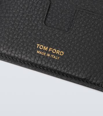 محفظة للبطاقات من الجلد T Line | Tom Ford