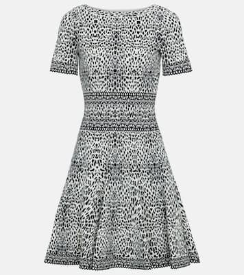 Stretch-jacquard minidress | Alaïa