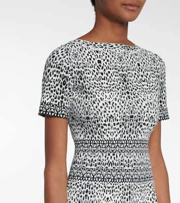 Stretch-jacquard minidress | Alaïa