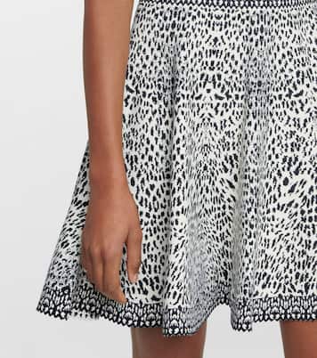 Stretch-jacquard minidress | Alaïa
