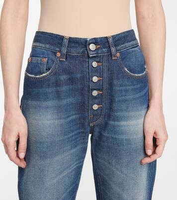 High-Rise Straight Jeans | MM6 Maison Margiela