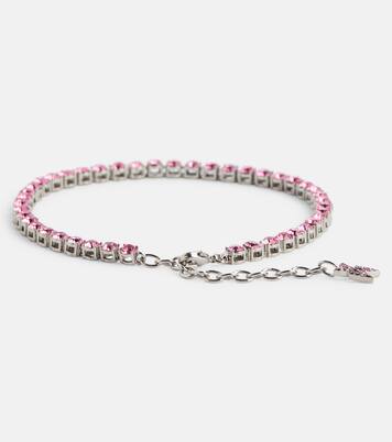 Tobillera tenis con cristales | Amina Muaddi