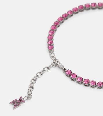 Tobillera tenis con cristales | Amina Muaddi