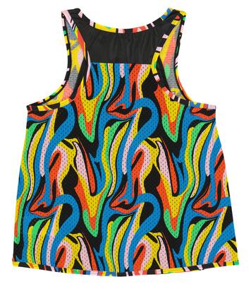 Printed mesh-panel top | Stella McCartney Kids