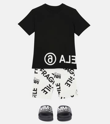 Logo rubber slides | MM6 Maison Margiela Kids