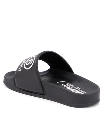 Logo rubber slides | MM6 Maison Margiela Kids