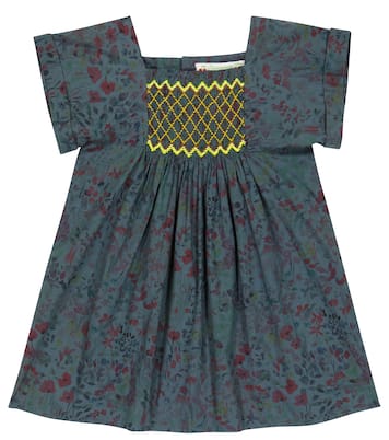 Baby Pais floral smocked cotton dress | Bonpoint