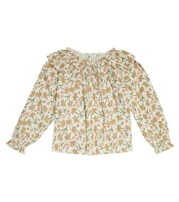 Indiana Olivia floral cotton muslin blouse | The New Society