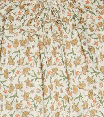 Indiana Olivia floral cotton muslin blouse | The New Society